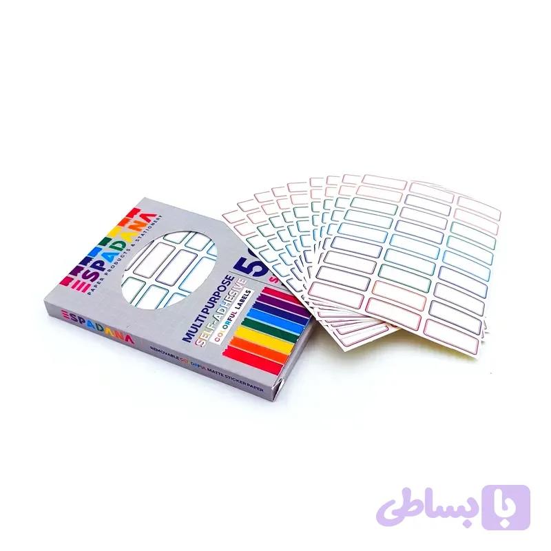 برچسب دور رنگی اسپادانا