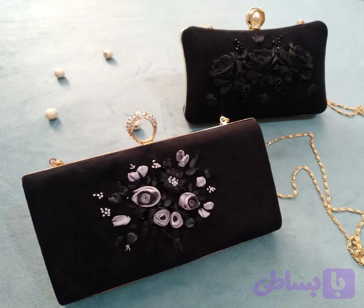 کیف مجلسی روباندوزی