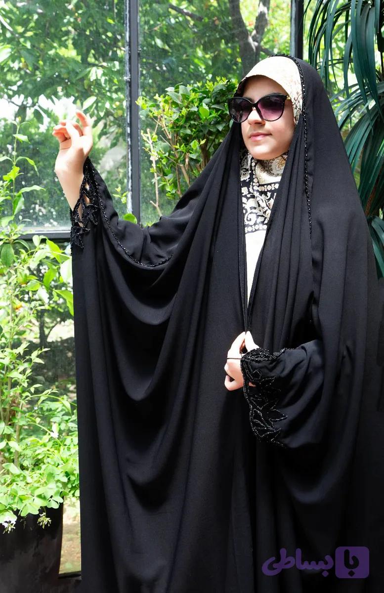 چادر عربی طرح لاله جواهر