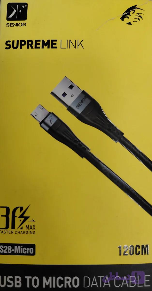 کابل شارژ کی اف سنیور مدل s28_micro