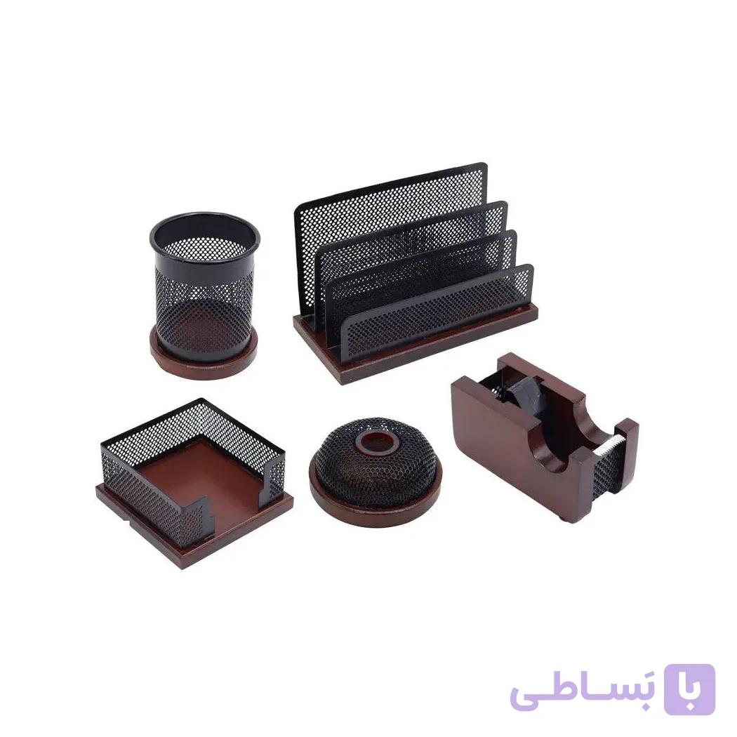 ست 5 تکه چوب و فلز — تصویر 1