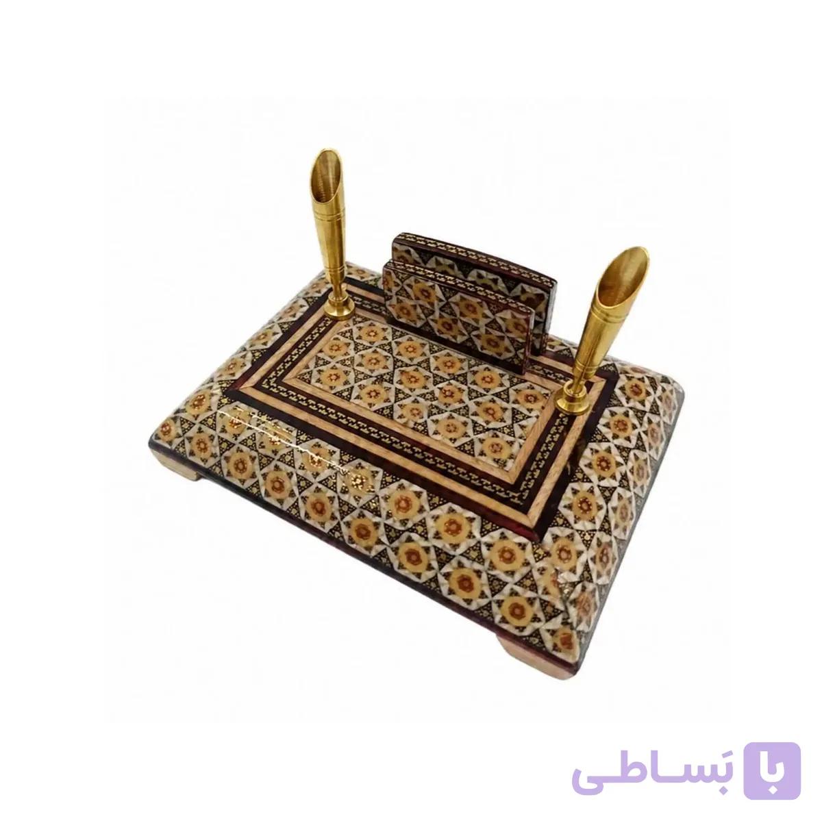 جاقلمی خاتم کاری کد kh01 + هدیه — تصویر 1