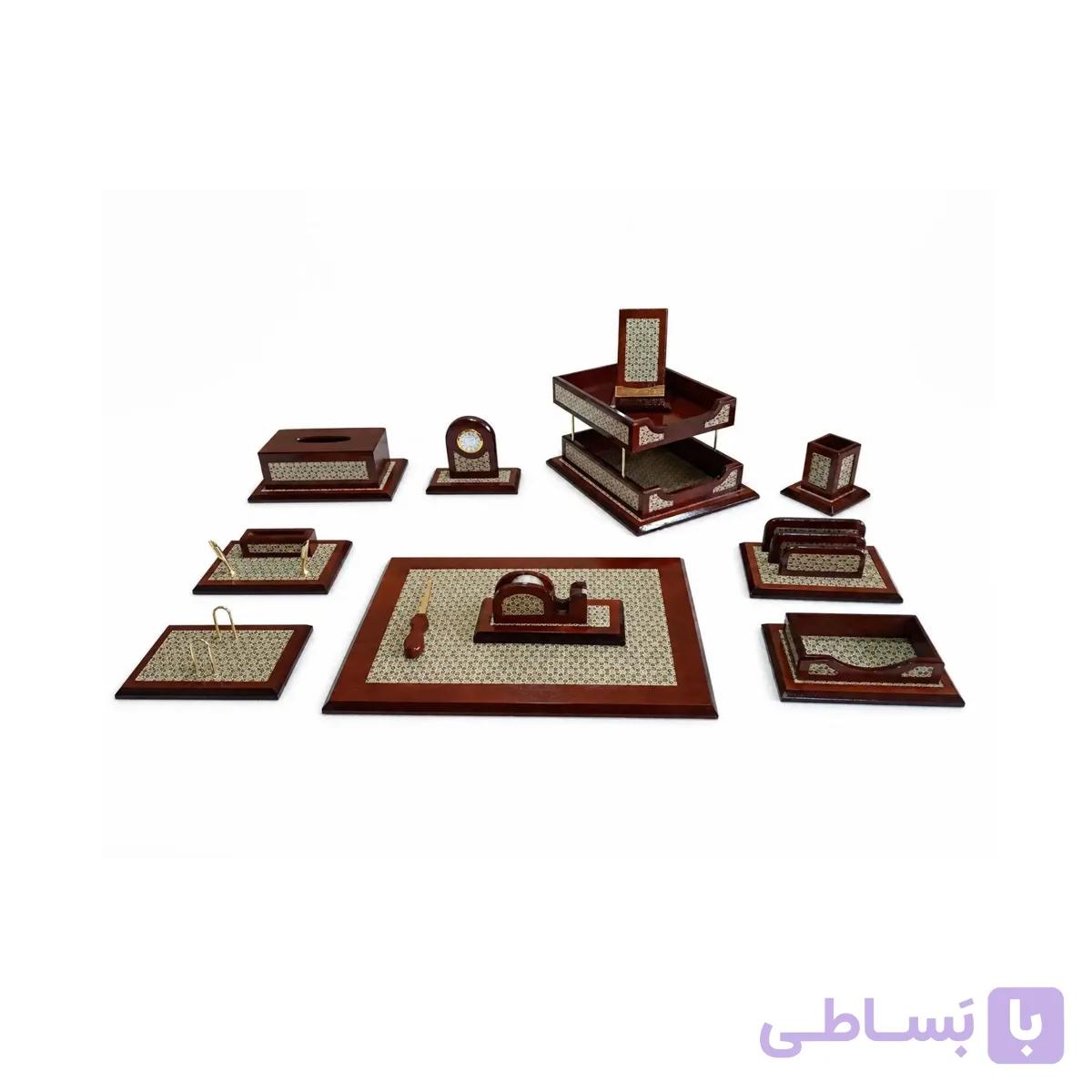 ست رومیزی مدیریتی طرح خاتم — تصویر 1