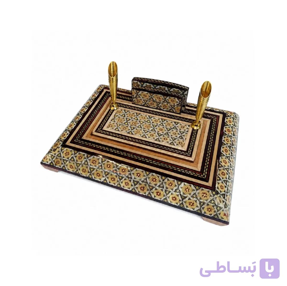 جاقلمی خاتم کاری کد kh02 + هدیه — تصویر 1