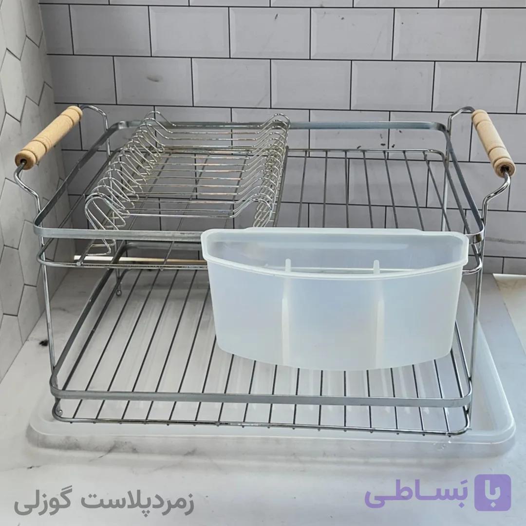 آبچکان دو طبقه استیل آیناز — تصویر 1