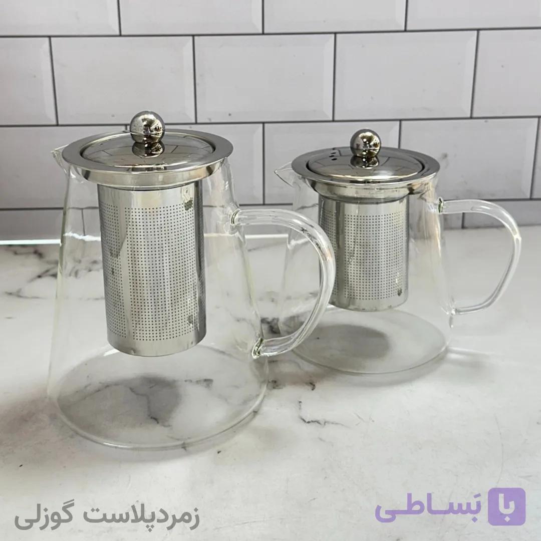 قوری پیرکس مدل گرد — تصویر 1