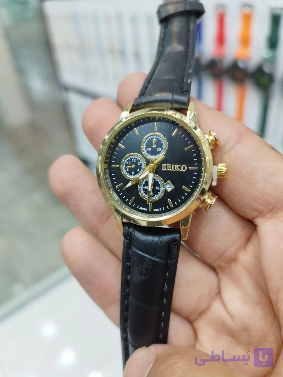 ساعت زنانه چرمی برند سیکو SEIKO برند خوش دست خوش رنگ در بند های چرم مناسب برای خانوم ها زیبایی و جذابیت کامل
