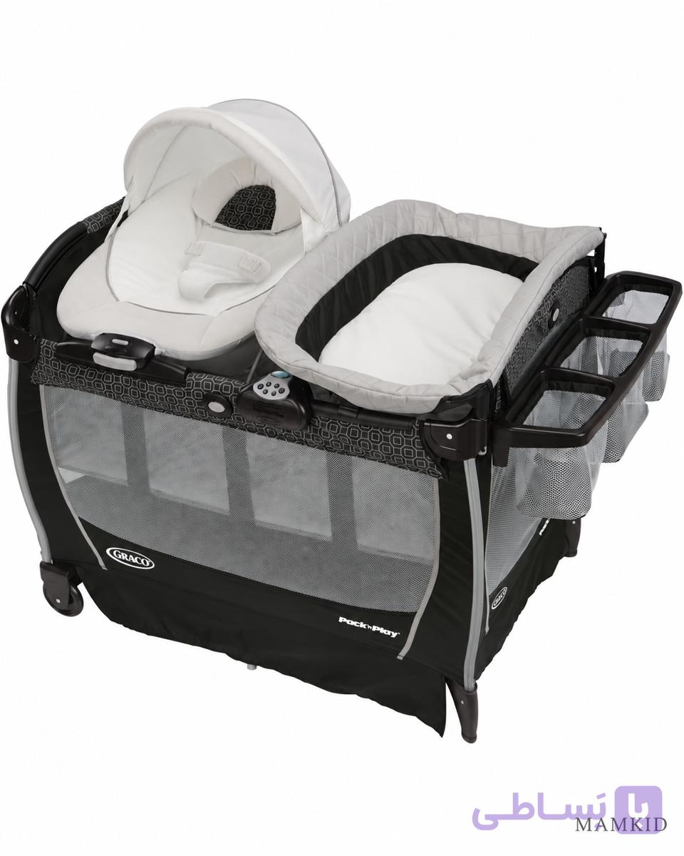 تخت و پارک نوزاد گراکو مدل Snuggle Suite LX Pierce | Graco Pack ’n Play — تصویر 1