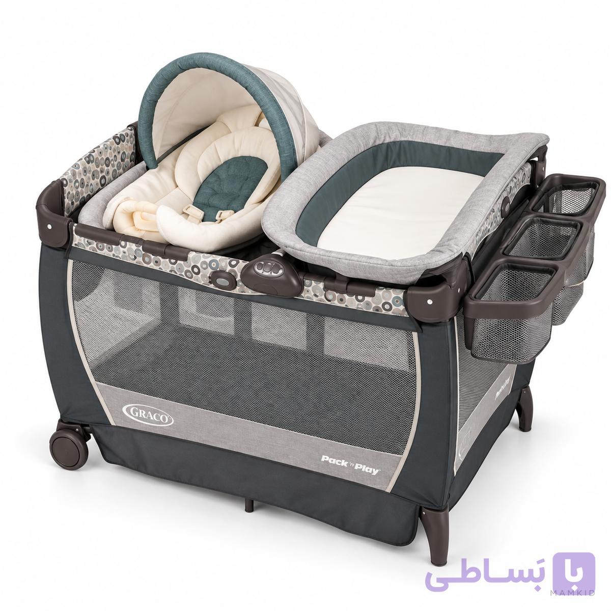تخت و پارک نوزاد گراکو مدل Cuddle Cove Brompton | Graco Pack ’n Play — تصویر 1