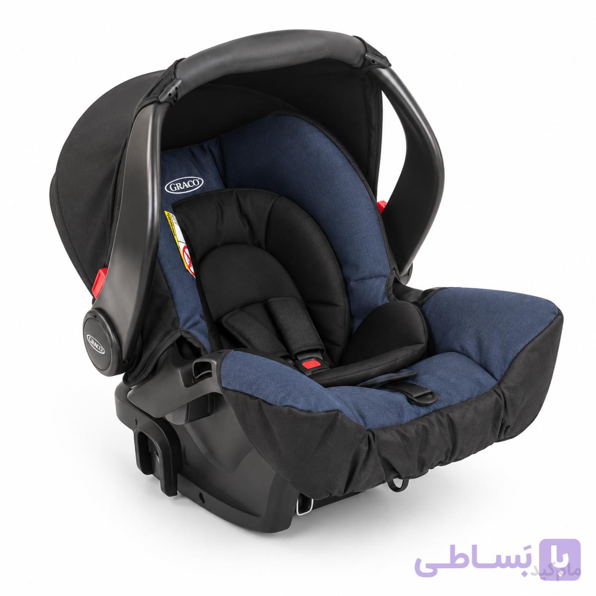 کریر نوزاد گراکو مدل SnugFix Evo مشکی سرمه‌ای — تصویر 1