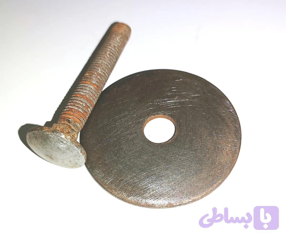 میخ واشر،پیچ و واشر فلزی جهت ایجاد بنچمارک BM