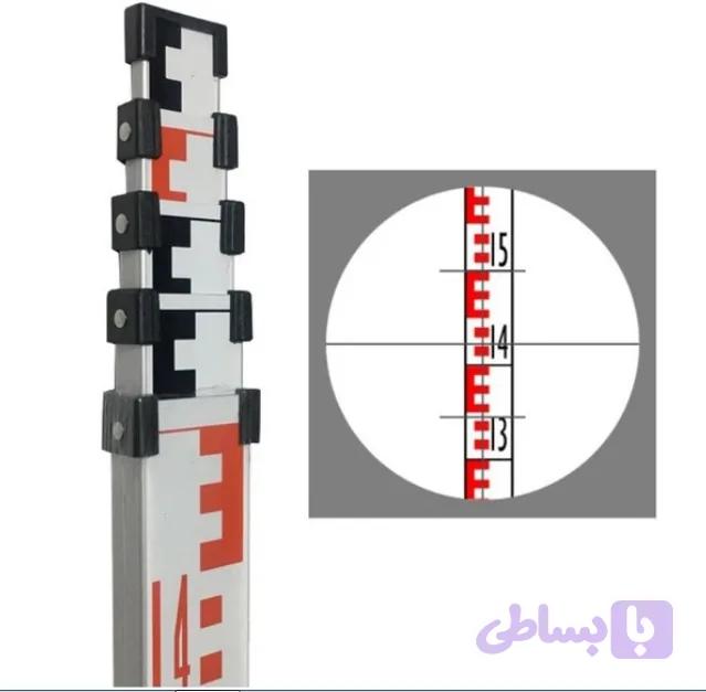 شاخص (میر) آلومینیومی 5 متری آکبند