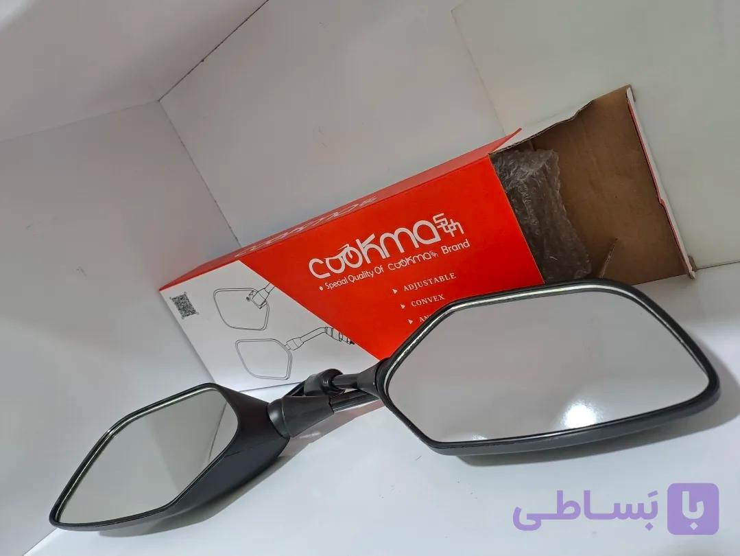 آینه طرح کلیک و انواع موتورسیکلت برند کوکما