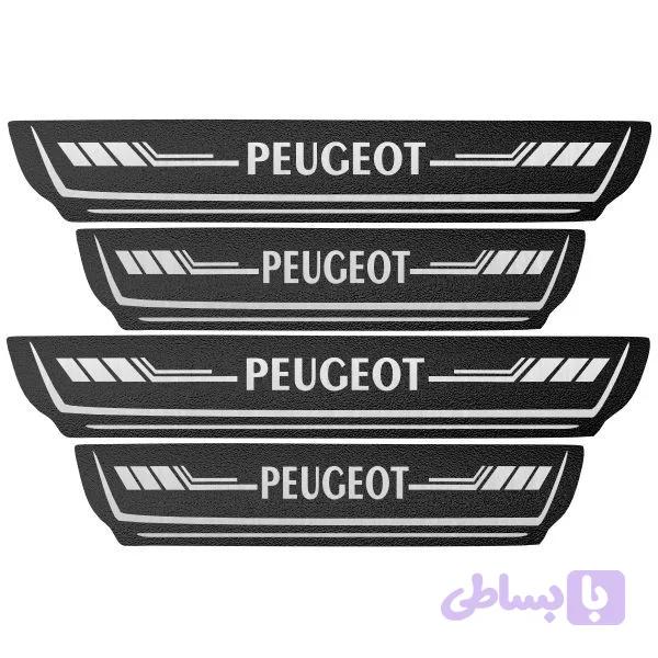 پارکابی خودرو آداک طرح چرم کدPEUGEOT01مناسب برای پژو مجموعه مجموعه 4 عددی
