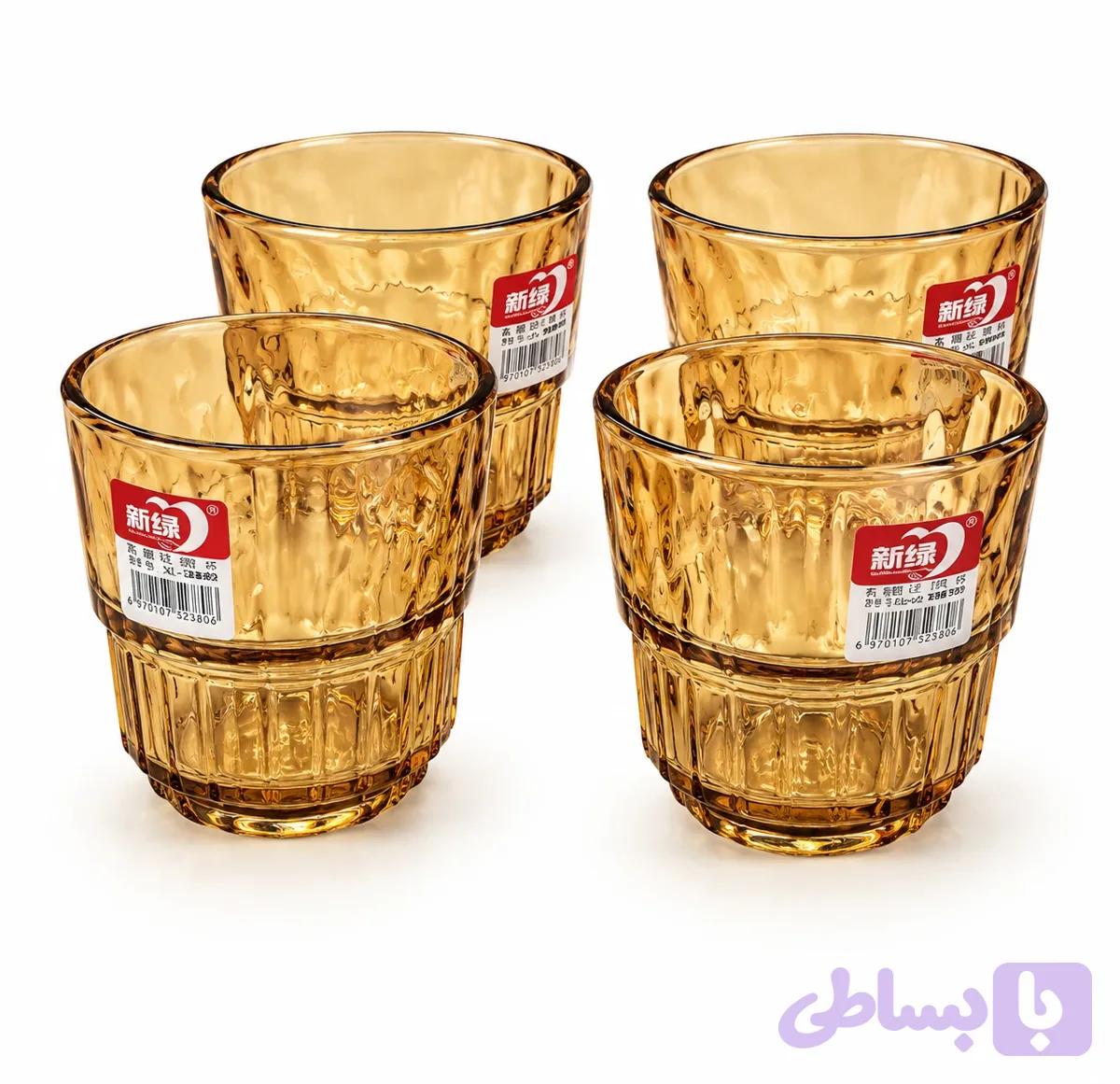 لیوان دلی ۴ عددی Deli glass, set of 4 — تصویر 1