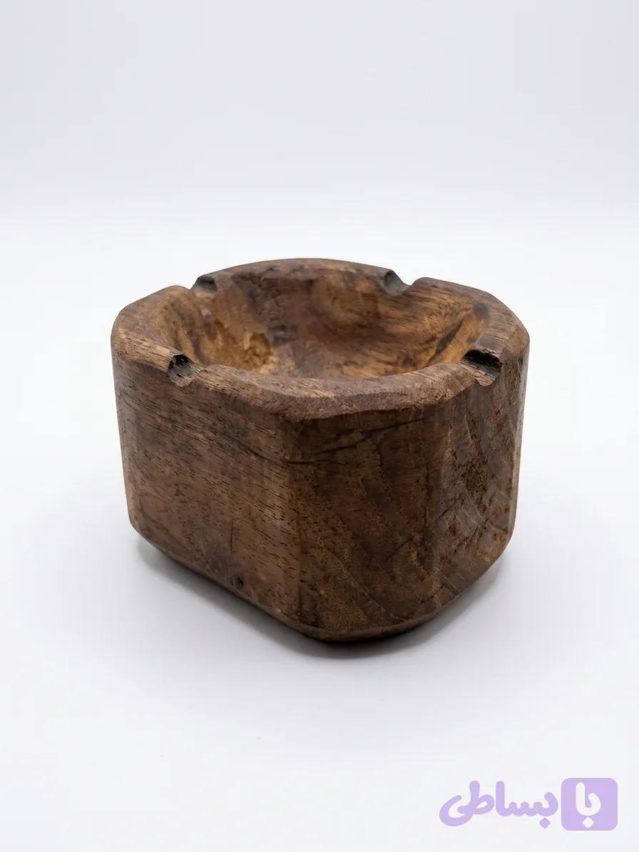زیر سیگاری چوبی Wooden ashtray (کد O76TU) — تصویر 1