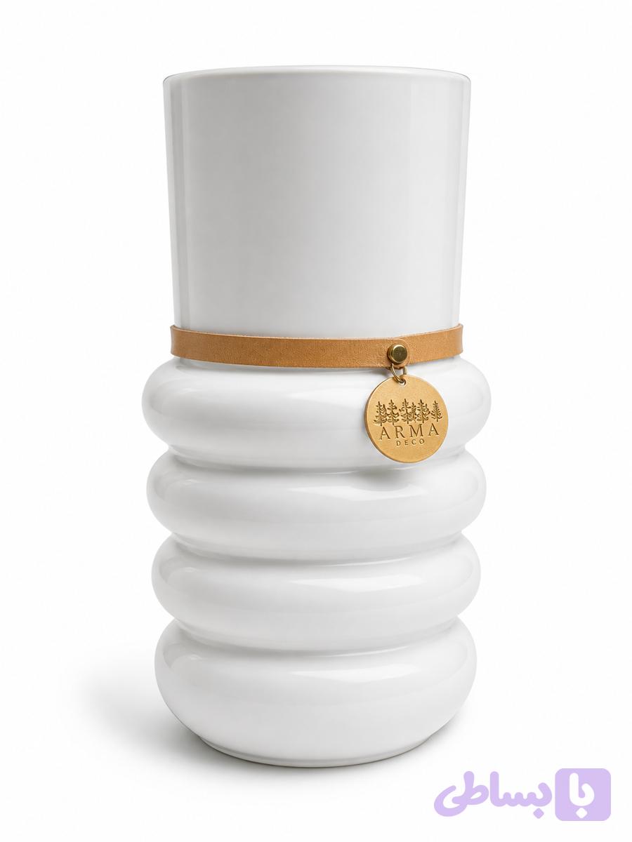 گلدان الیت سفید White Elite Vase — تصویر 1