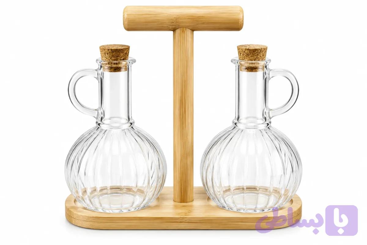جا روغنی ۲ عددی تاپ 2-piece oil container, top — تصویر 1