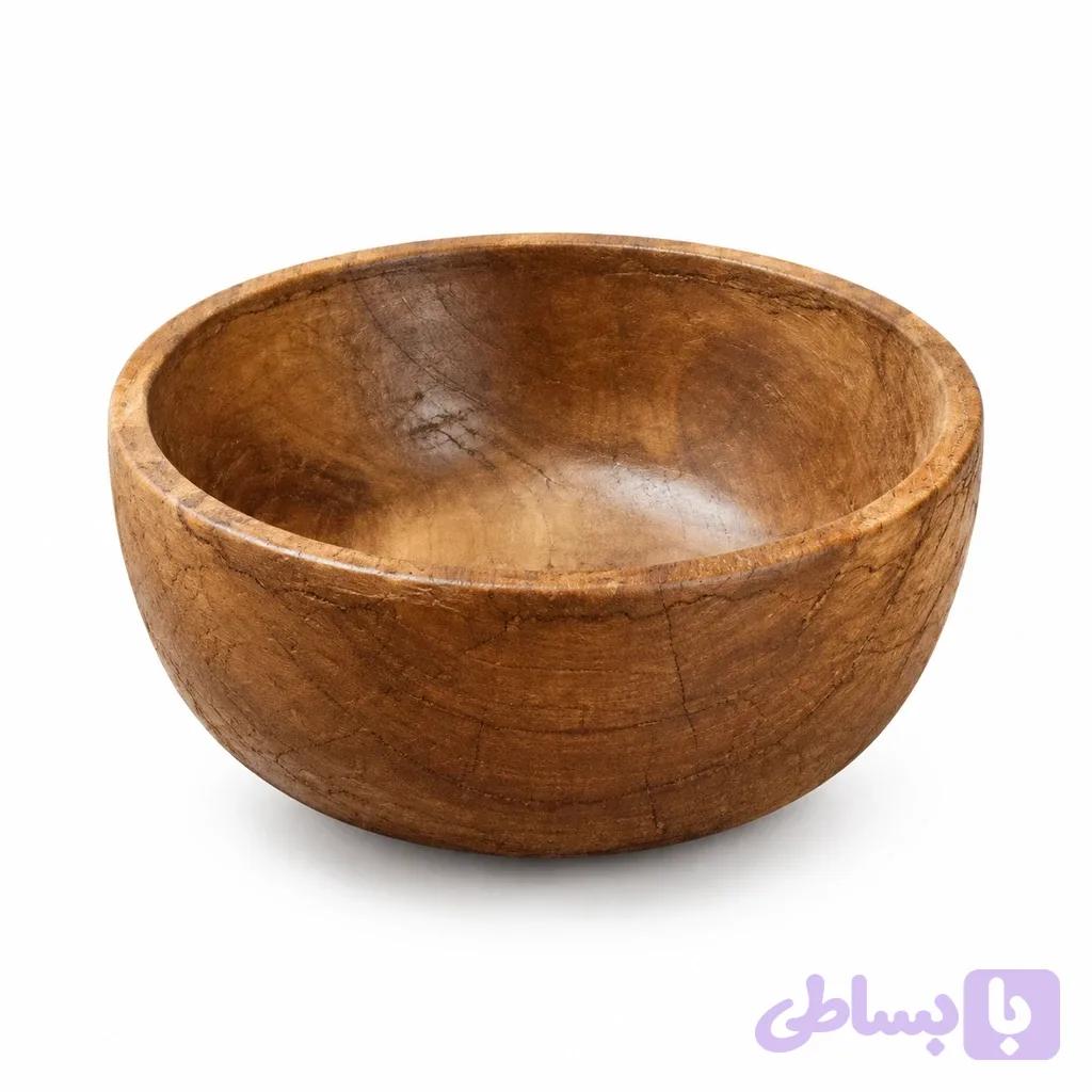 پیاله چوبی Wooden bowl — تصویر 1