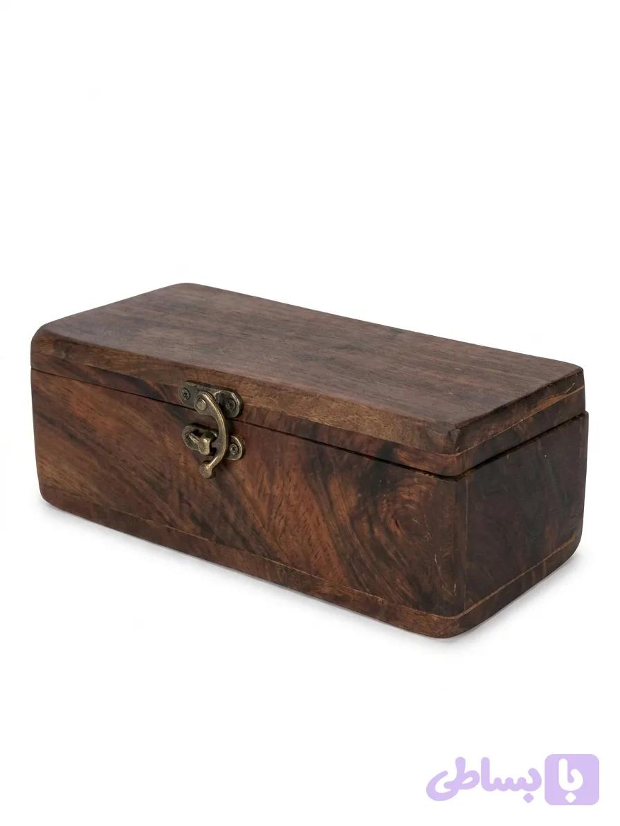 صندوقچه چوبی Wooden chest — تصویر 1