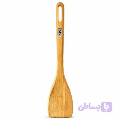 کفگیر چوبی Wooden spatula (کد 5BW6B) — تصویر 1
