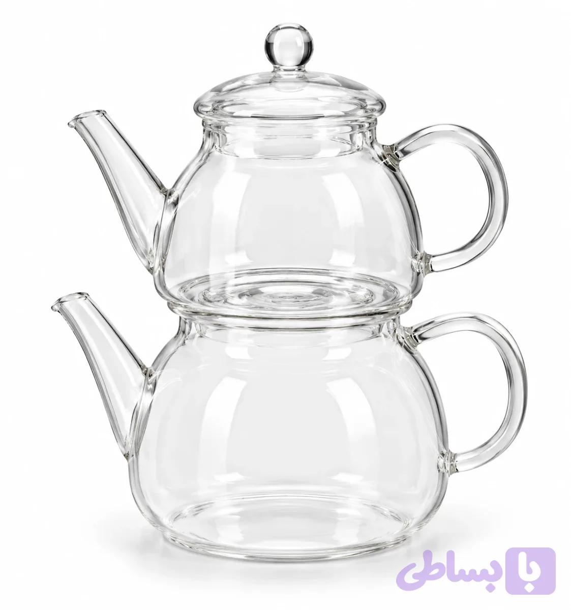 کتری قوری پیرکس Pyrex kettle and teapot set — تصویر 1