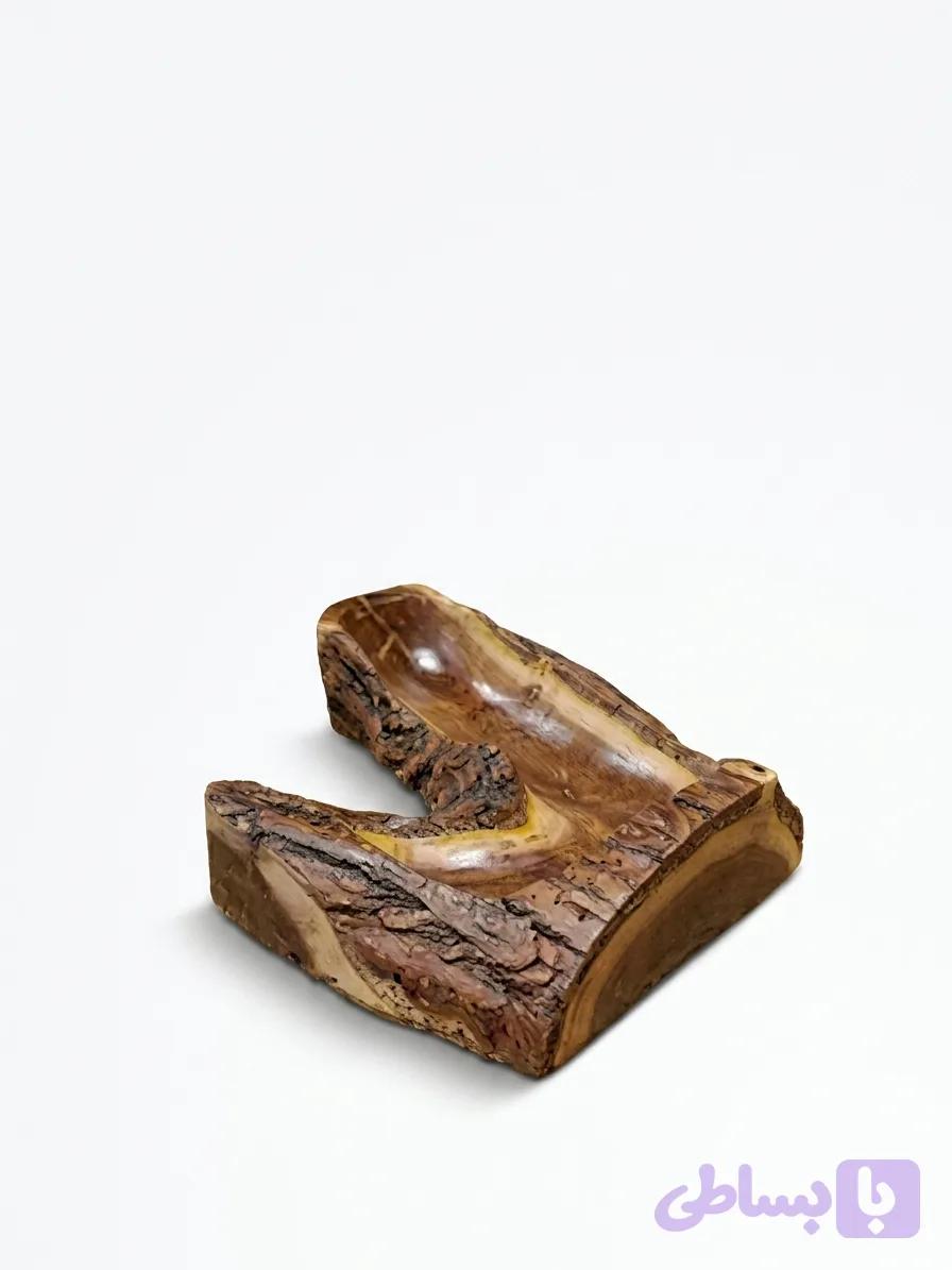 روستیک چوبی L نارون Rustic Wooden L-Shaped Elm Table — تصویر 1