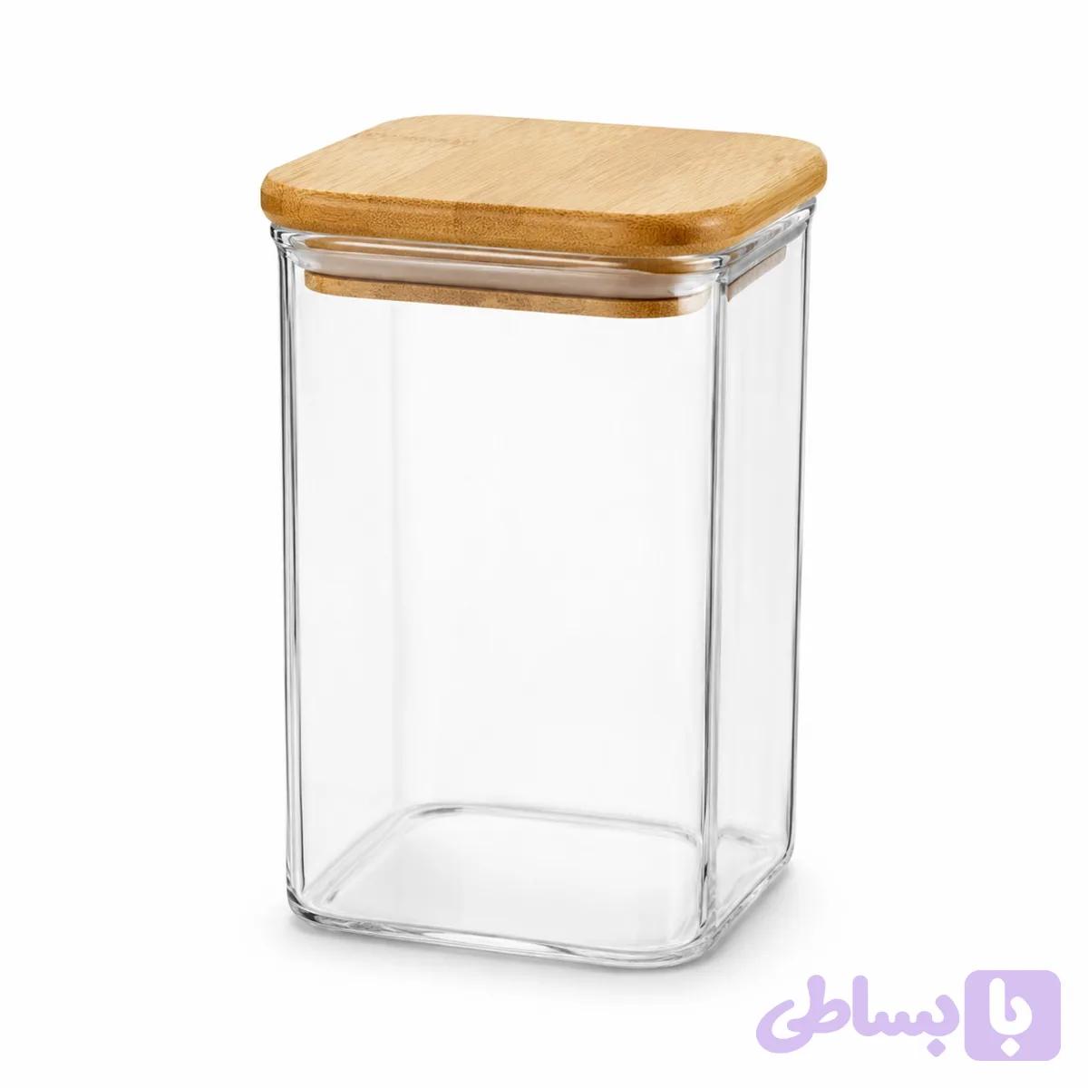 جا ادویه ۴ گوش درب چوبی — تصویر 1
