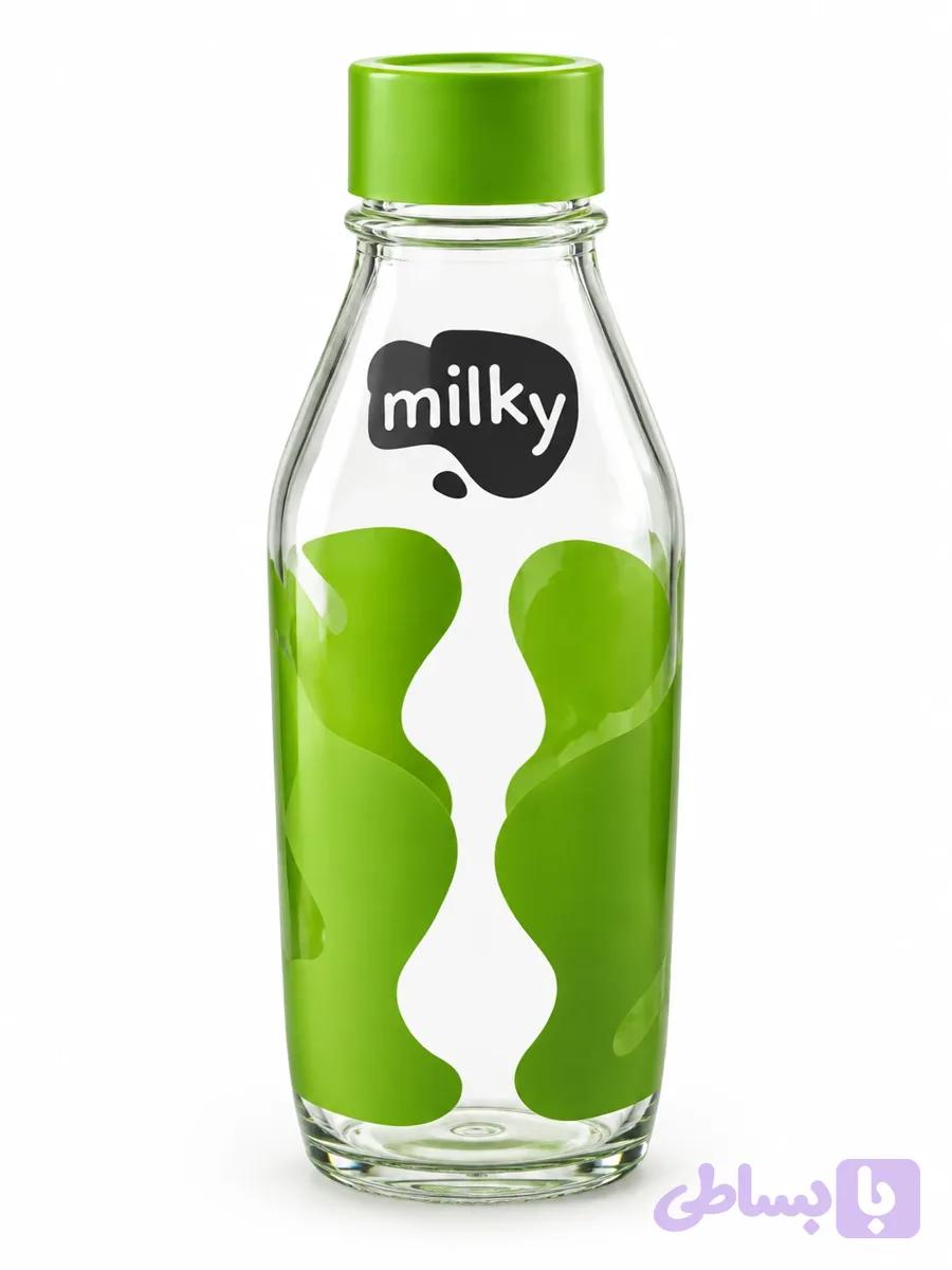بطری شیر Nostalgic milk bottle — تصویر 1