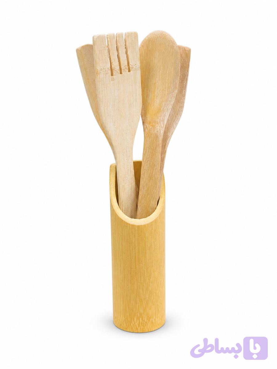 ست کف گیر بامبو Bamboo spatula set — تصویر 1