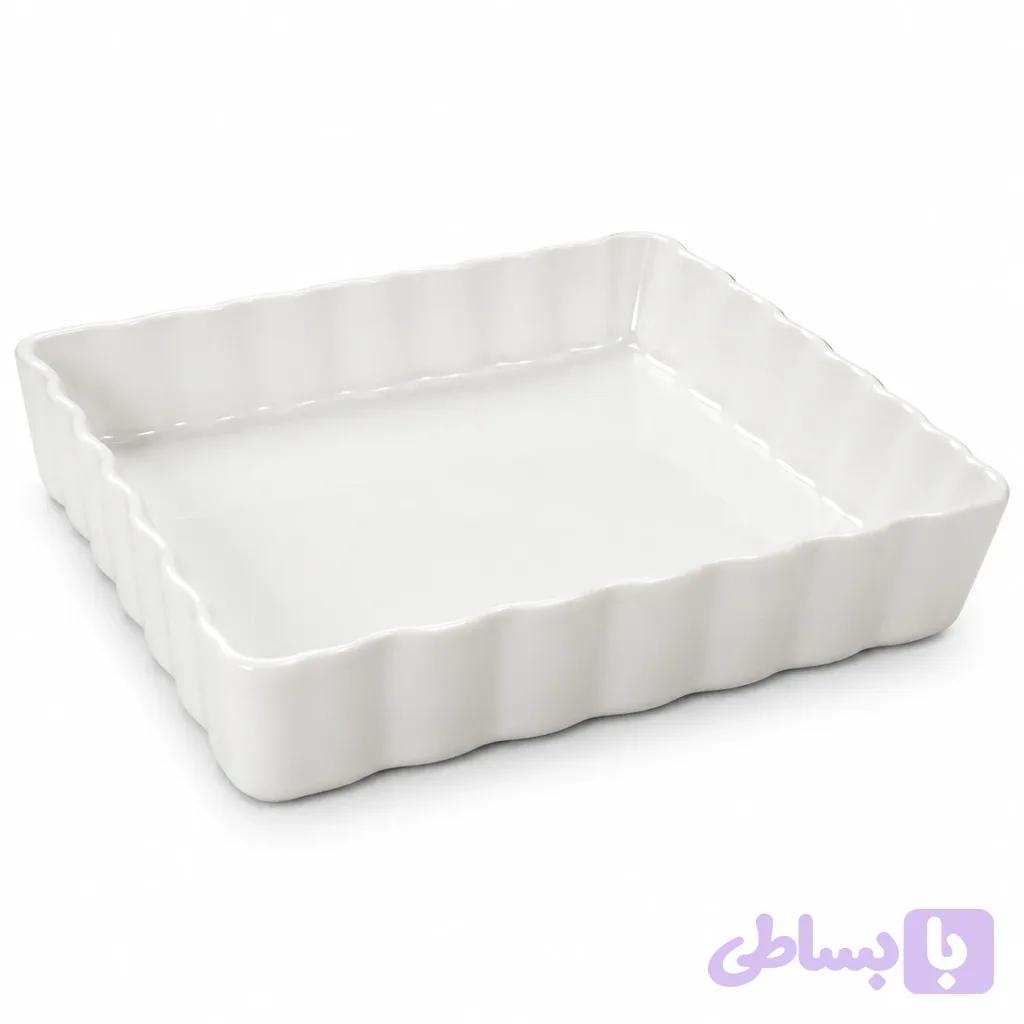 تارت سرامیک مستطیل Rectangular Ceramic Tart Dish — تصویر 1