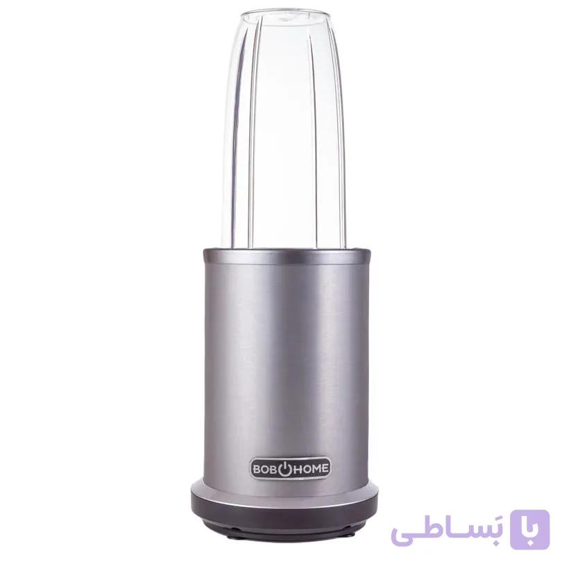 اسموتی ساز مخلوط کن رومیزی Bob Home مدل Smart Blender با بدنه آلومینیومی نقره‌ای - استوک