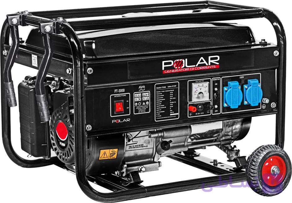 ژنراتور بنزینی Polar PT3000 موتور 4 زمانه 2.5 کیلووات 6.5 اسب بخار