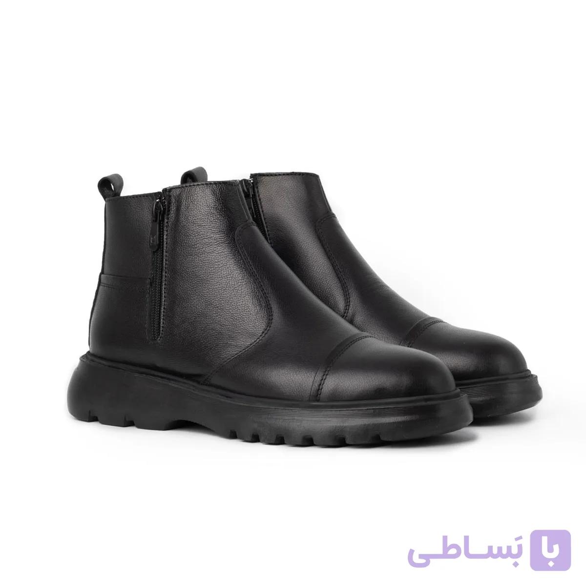 نیم بوت چرمی آقایان مدل راجر | ROGER — تصویر 1