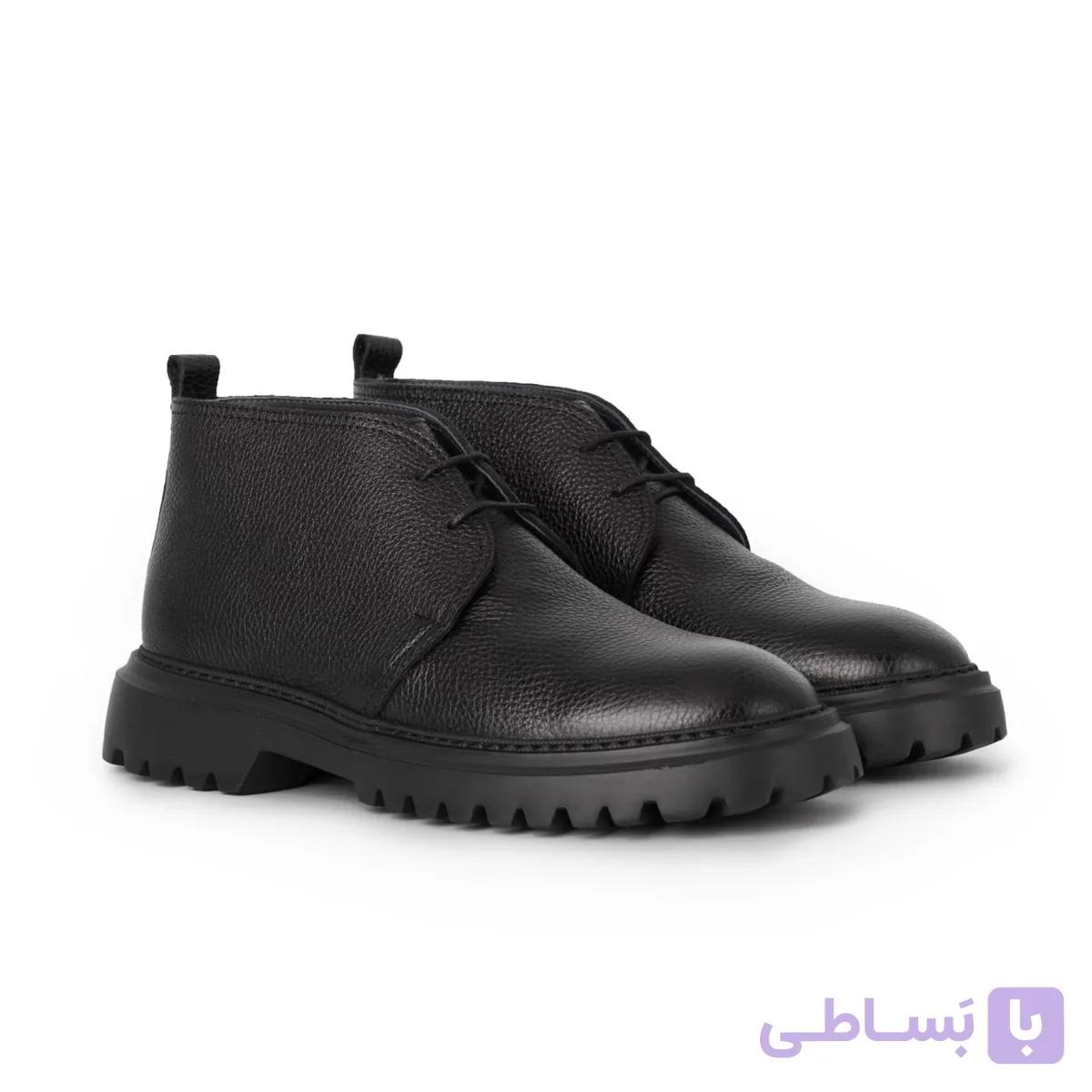 نیم بوت چرمی آقایان مدل آدنا | ADENA — تصویر 1