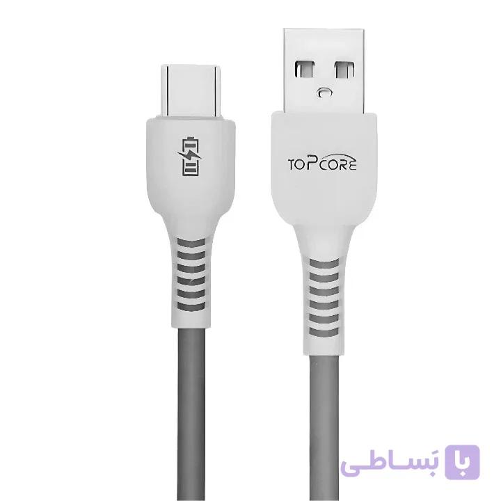 کابل TYPE-C برند TOP CORE مدل CB24-02CTYPE-C Cable Top Core CB24-02C
