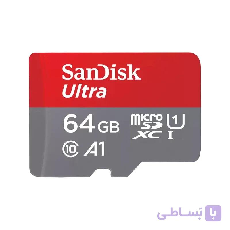 کارت حافظه سندیسک MicroSDXC مدل Ultra A1 کلاس 10 استاندارد UHS-I سرعت 120MBps ظرفیت 64 گیگابایت — تصویر 1