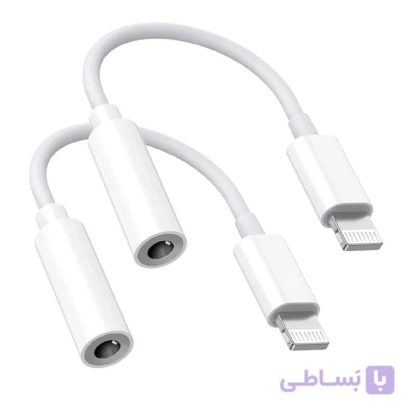 مبدل لایتنینگ به جک 3.5 میلی متری اپل — تصویر 1