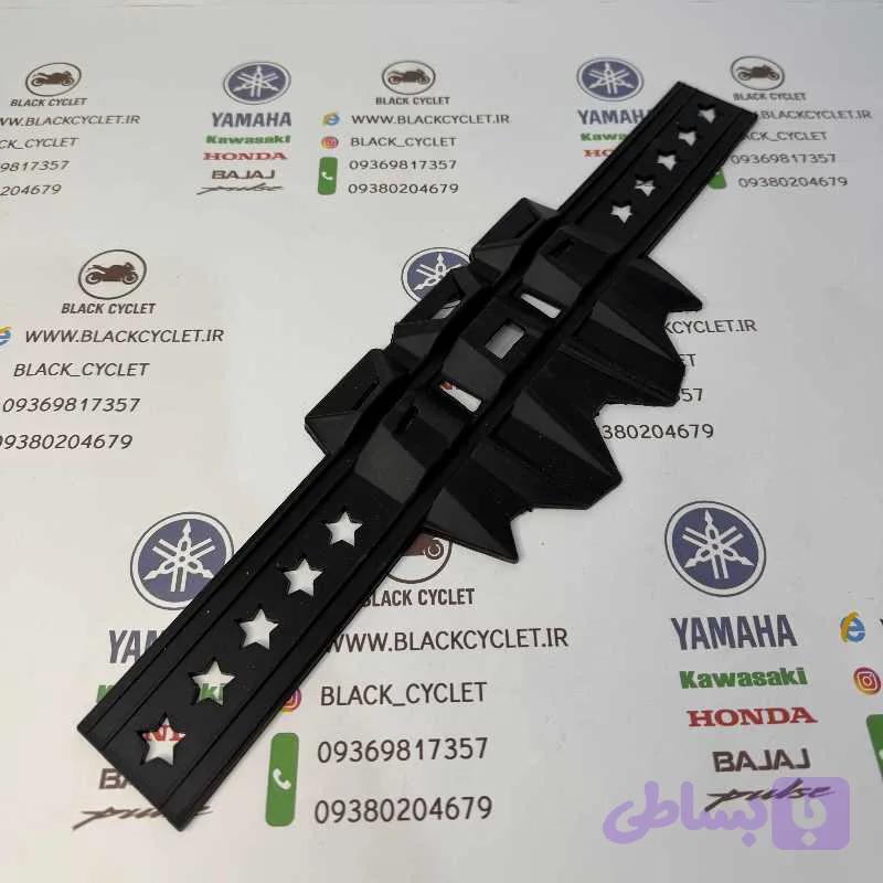 محافظ اگزوز سیلیکونی موتور تریل و کراس نسوز مشکی