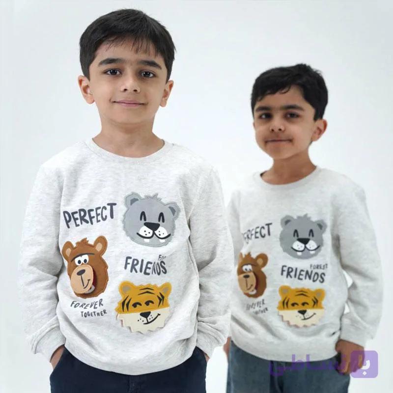 دورس پسرانه خاکستری طرح برجسته و متحرک Lcwaikiki — تصویر 1