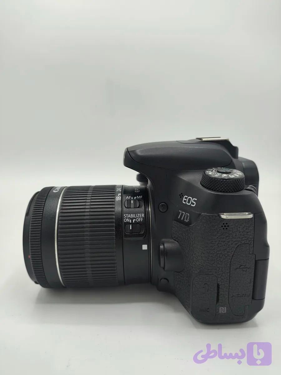 دوربین عکاسی کانن Canon 77D با لنز 55-18 IS stmدسته دوم