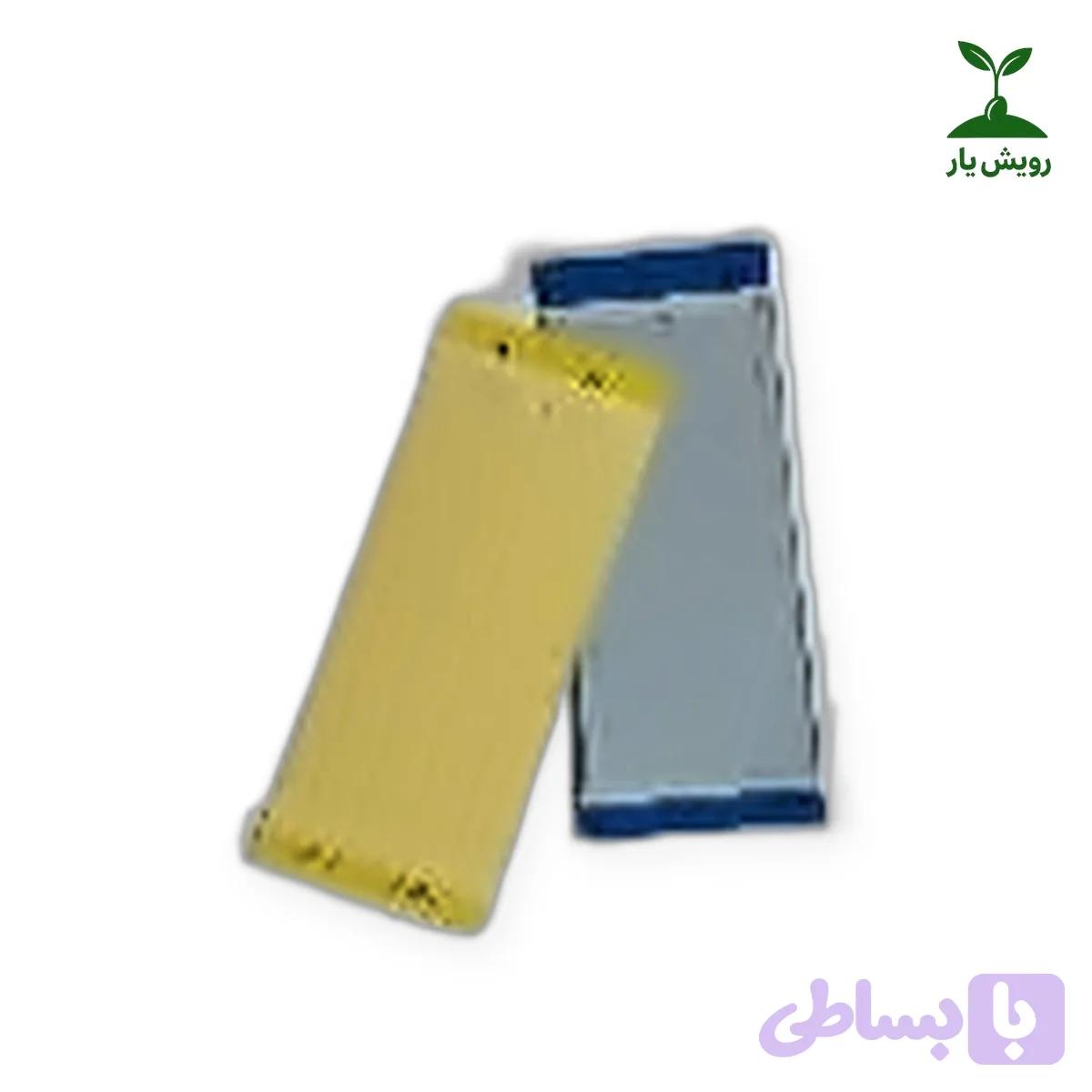 کارت چسبی مشکی، زرد و آبی آگروسام (فروش تکی) | پایش آفات گلخانه با رنگ دلخواه