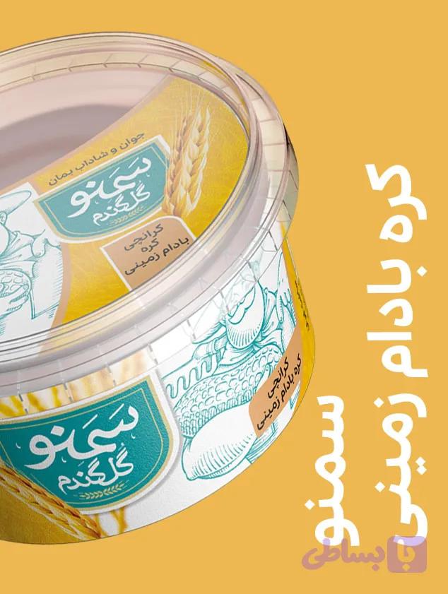 سمنو کرانچی کره بادام زمینی گل گندم
