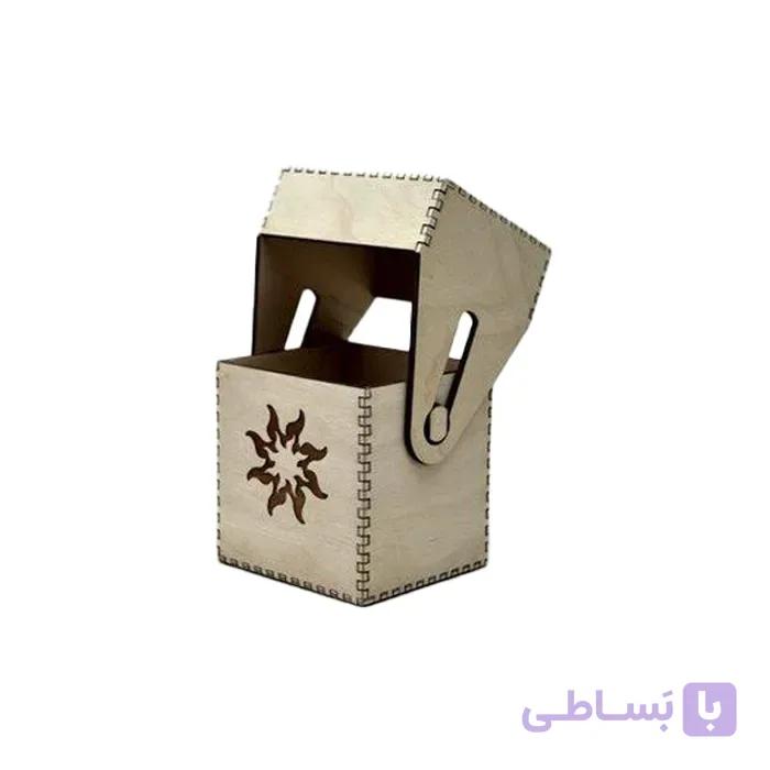 باکس چوبی هدیه مدل خورشید لیزری کد (1011) — تصویر 1