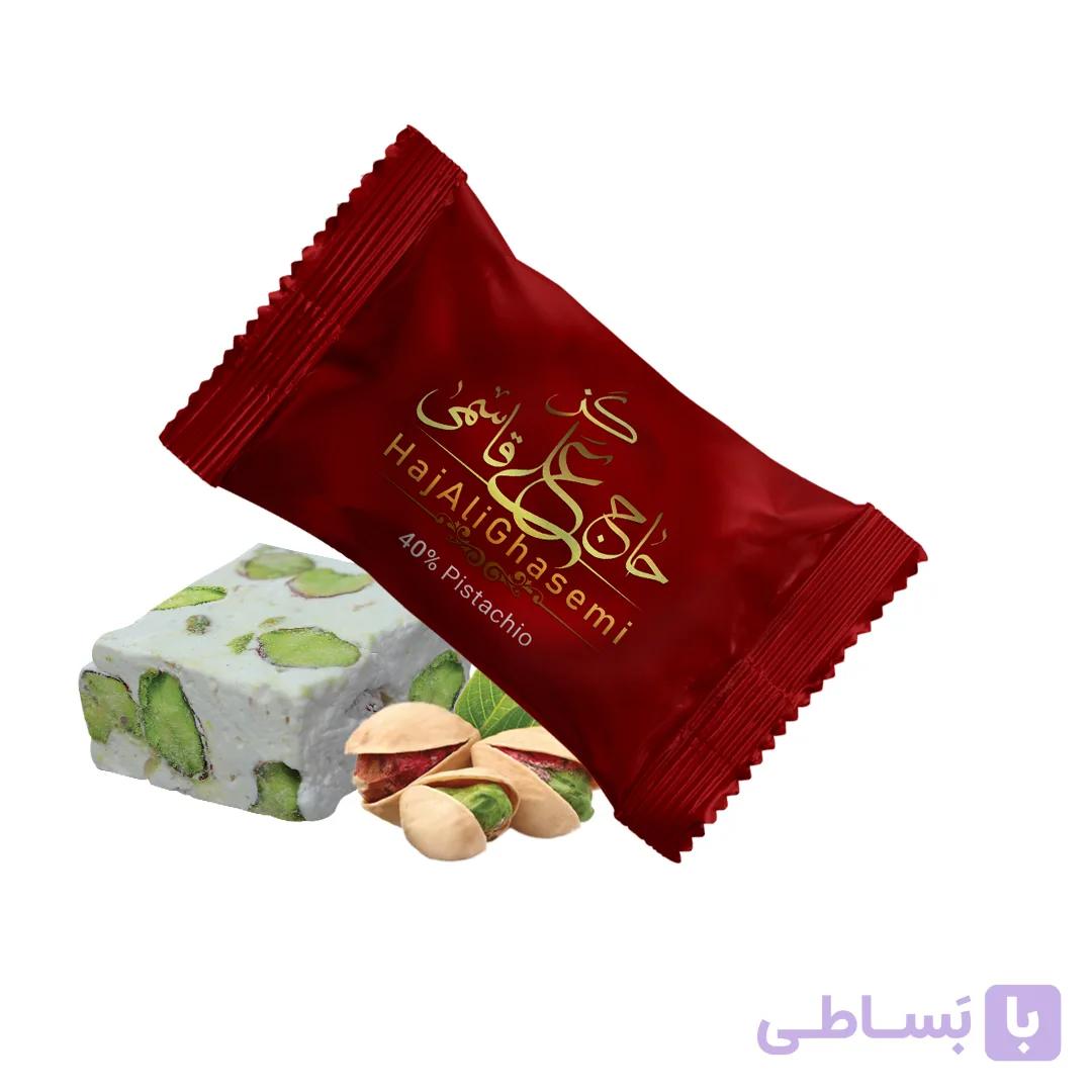 گز لقمه 40% پسته زعفرانی (500گرم) — تصویر 1