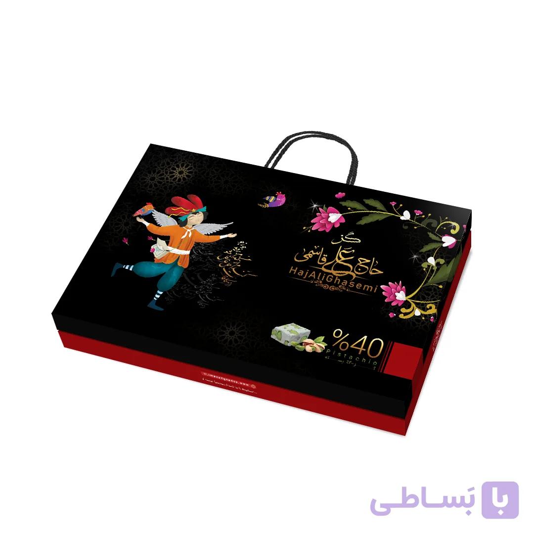 گز لقمه 40% پسته کادویی طرح مینیاتور — تصویر 1