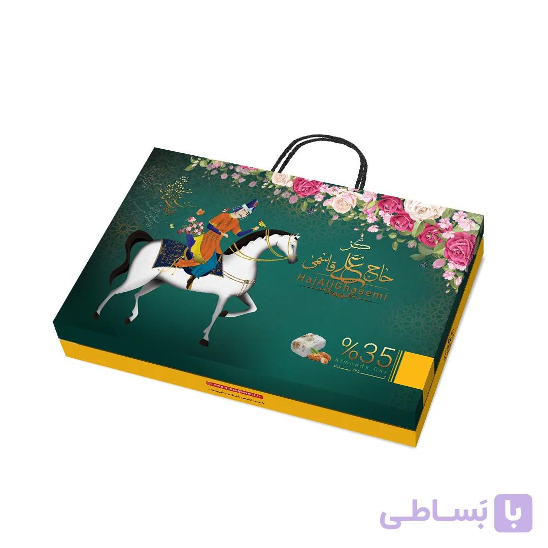 گز لقمه 35% بادام کادویی طرح مینیاتور — تصویر 1