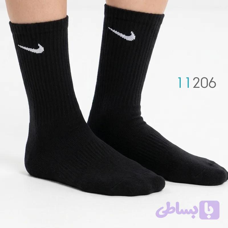 جوراب ساقدار نایکی مشکی
