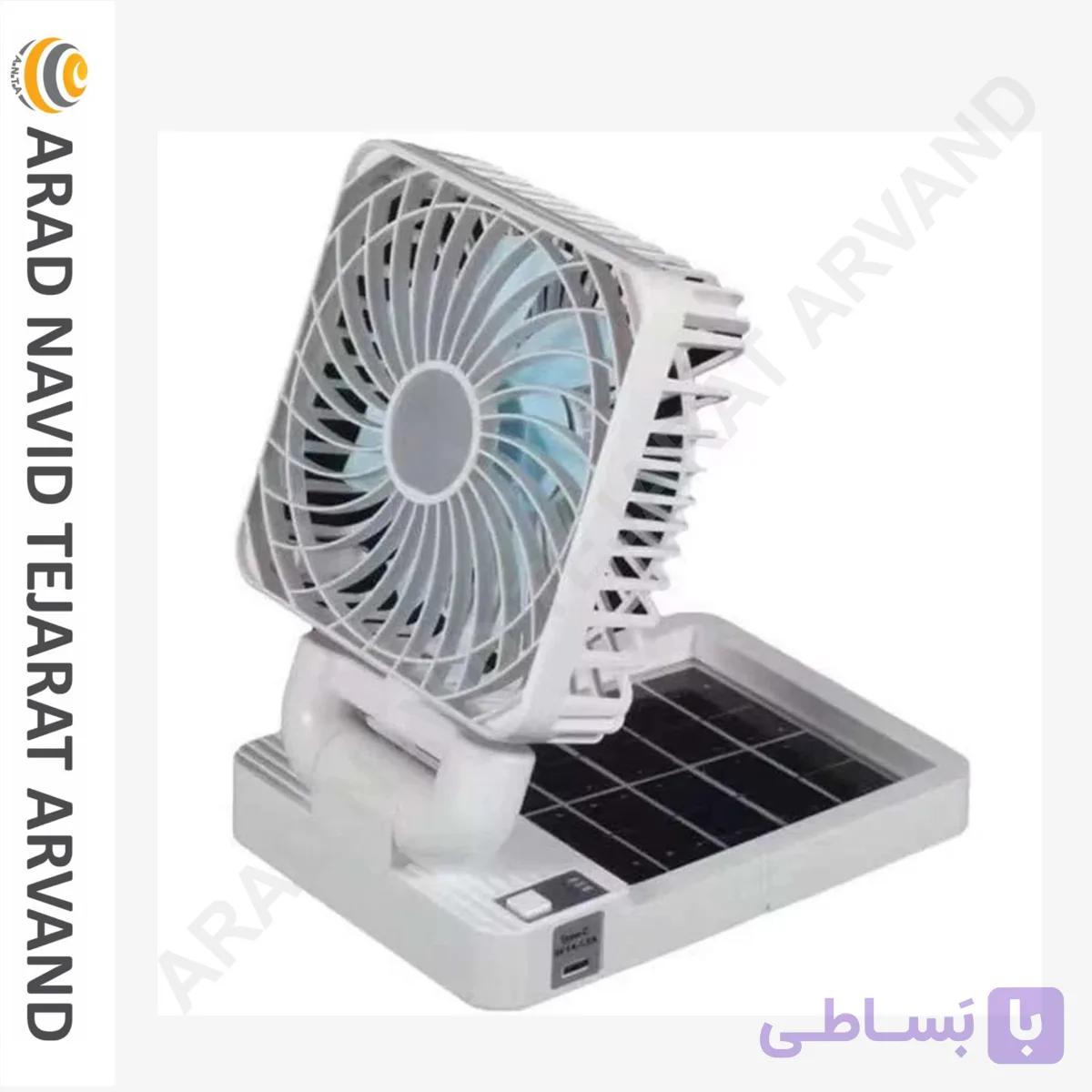پنکه سولار شارژی خورشیدی Solar Charging — تصویر 1
