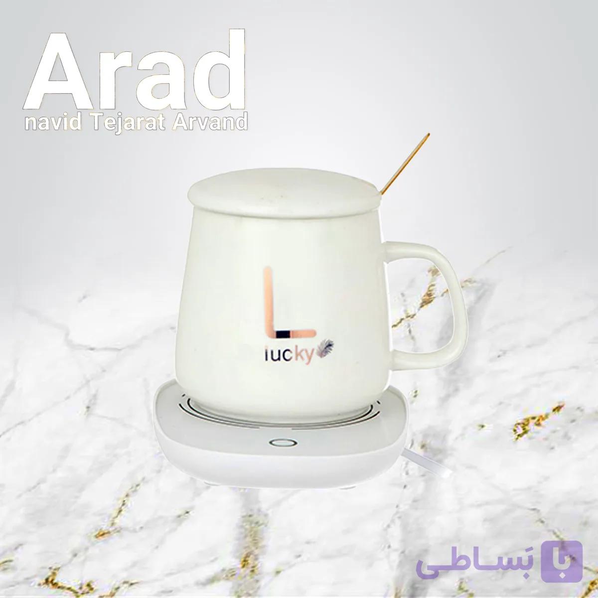 ماگ سرامیکی هیتردار لاکی رنگ سفید-کدمحصول131ML1001 — تصویر 1